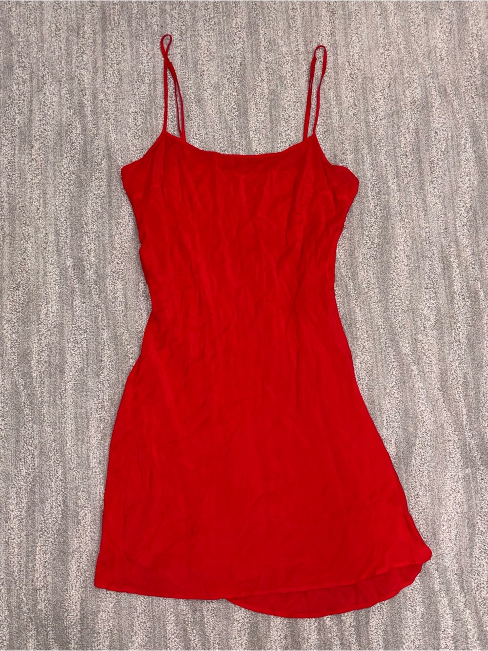 Free People Red Mini Slip Dress Fairy Boho Cotton Classic Women’s Sz M